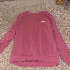 Pink Nike Crewneck